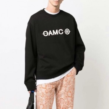 오에이엠씨 남성 블랙 맨투맨 - OAMC Mens Black Sweatshirts 