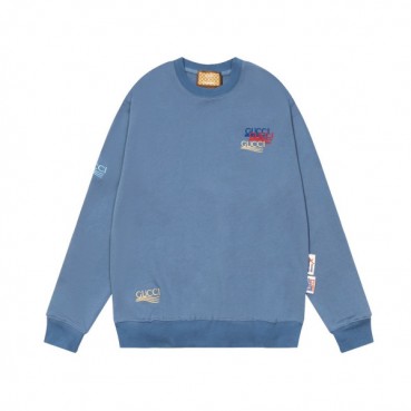 구찌 남성 캐쥬얼 블루 맨투맨 - Gucci Mens Blue Tshirts 