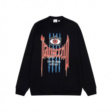 버버리 남성 크루넥 블랙 맨투맨 - Burberry Mens Black Tshirts 
