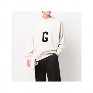 피어오브갓 남성 클래식 맨투맨 - Fear of god Mens Cream Tshirts 