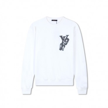 루이비통 남성 모던 화이트 맨투맨 - Louis vuitton Mens White Tshirts 