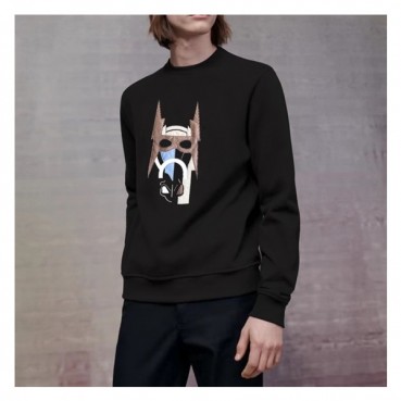 에르메스 남성 모던 블랙 맨투맨 - Hermes Mens Black Tshirts 