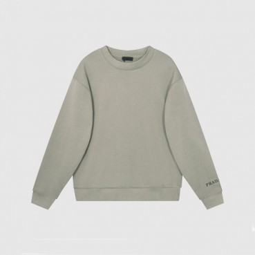 프라다 남성 크루넥 그린 맨투맨 - Prada Mens Green Tshirts 