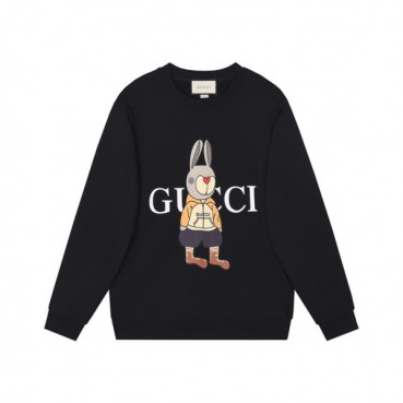 구찌 남/녀 캐쥬얼 블랙 맨투맨 - Gucci Unisex Black Tshirts 