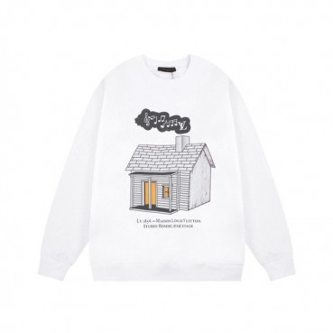 루이비통 남성 모던 화이트 맨투맨 - Louis vuitton Mens White Tshirts 