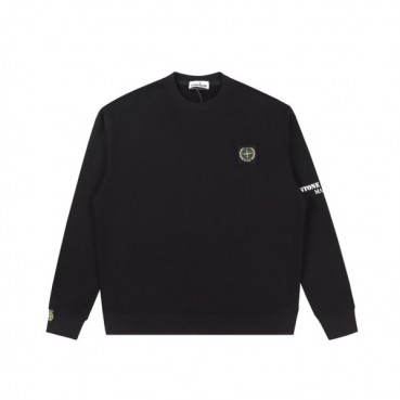 스톤아일랜드 남성 모던 블랙 맨투맨 - Stone Island Mens Black Tshirts 