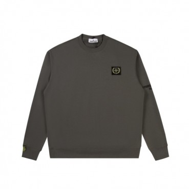 스톤아일랜드 남성 모던 그레이 맨투맨 - Stone Island Mens Gray Tshirts 