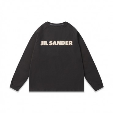 질샌더 남성 그레이 크루넥 맨투맨 - Jil Sander Mens Gray Tshirts 
