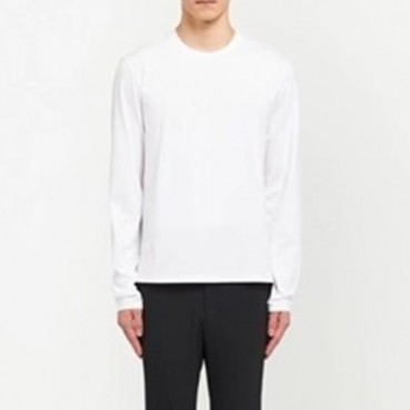프라다 남성 크루넥 화이트 맨투맨 - Prada Mens White Tshirts 