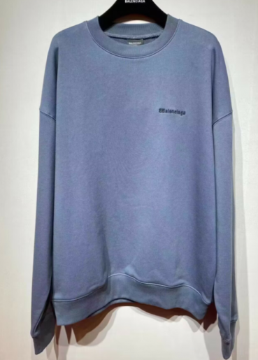 발렌시아가 남성 블루 맨투맨 - Balenciaga Mens Blue Tshirts 