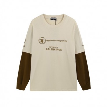 발렌시아가 남성 베이지 맨투맨 - Balenciaga Mens Beige Tshirts 