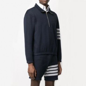 톰브라운 남성 네이비 맨투맨 - Thom Browne Mens Navy Tshirts 