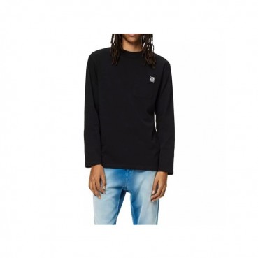 로에베 남성 클래식 블랙 맨투맨 - Loewe Mens Black Tshirts 