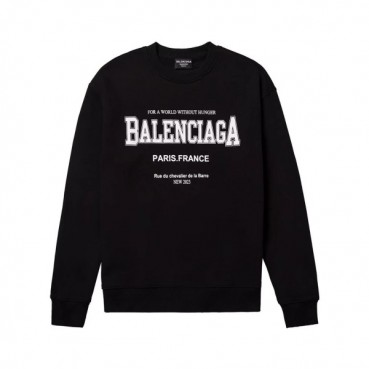발렌시아가 남성 캐쥬얼 블랙 맨투맨 - Balenciaga Mens Black Tshirts 