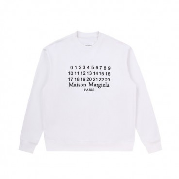 메종 마르지엘라 남성 모던 화이트 맨투맨 - Maison Margiela Mens White Tshirts 