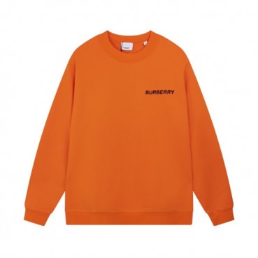버버리 남성 크루넥 오렌지 맨투맨 - Burberry Mens Orange Tshirts 