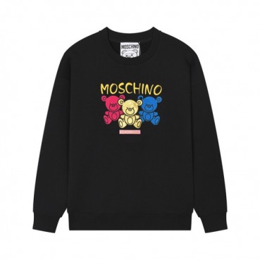 모스키노 여성 캐쥬얼 블랙 맨투맨 - Moschino Womens Black Tshirts 