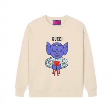 구찌 남성 캐쥬얼 아이보리 맨투맨 - Gucci Mens Ivory Tshirts 