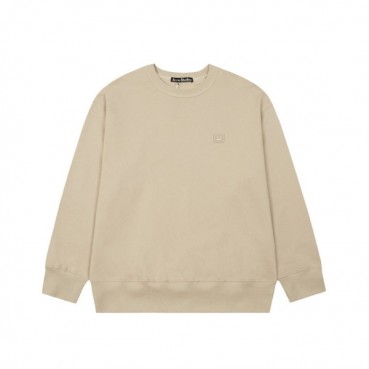 아크네 남/녀 베이지 크루넥 맨투맨 - Acne Unisex Beige Tshirts 