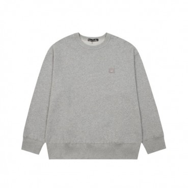 아크네 남/녀 그레이 크루넥 맨투맨 - Acne Unisex Gray Tshirts 