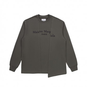 메종 마르지엘라  남성 모던 그레이 맨투맨 - Maison Margiela Mens Gray Tshirts 