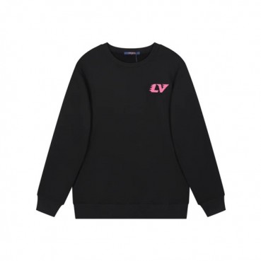 루이비통 남성 모던 블랙 맨투맨 - Mens Black Tshirts 