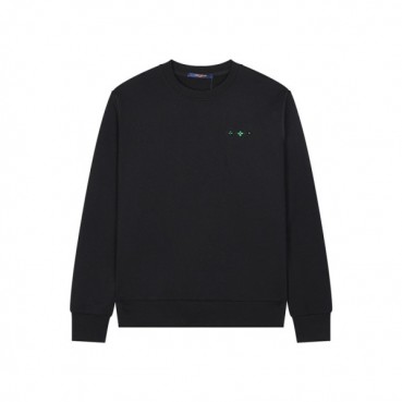 루이비통 남성 모던 블랙 맨투맨 - Mens Black Tshirts 
