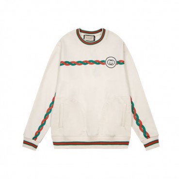 구찌 남성캐쥬얼 아이보리 맨투맨 - Unisex Ivory Tshirts 