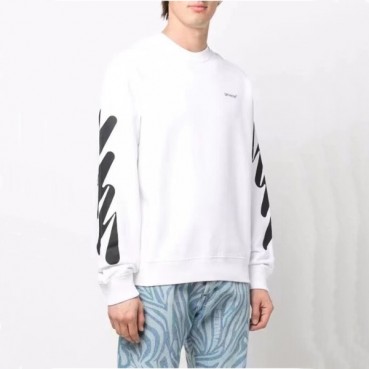오프화이트 남성 모던 화이트 맨투맨 - Mens White Tshirts 