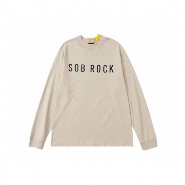 피어오브갓 남성 클래식 아이보리 긴팔티 - Mens Ivory Tshirts 