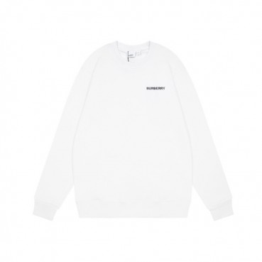 버버리 남성 화이트 맨투맨 - Burberry Mens White Tshirts 