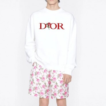 디올 남성 클래식 화이트 맨투맨 - Mens White Tshirts 