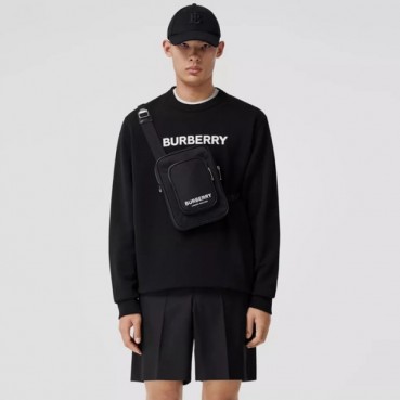 버버리 남성 블랙 맨투맨 - Burberry Mens Black Tshirts 
