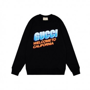 구찌 남/녀 캐쥬얼 블랙 맨투맨 - Unisex Black Tshirts 