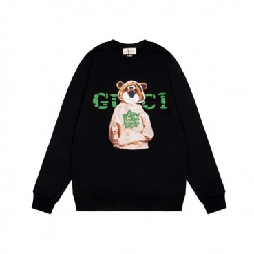 구찌 남/녀 캐쥬얼 블랙 맨투맨 - Unisex Black Tshirts 