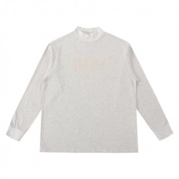 피어오브갓 남성 클래식 그레이 긴팔티 - Mens Gray Tshirts 