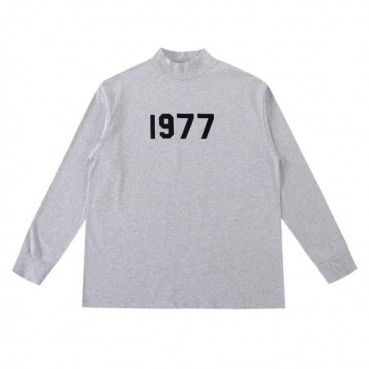 피어오브갓 남성 클래식 그레이 긴팔티 - Mens Gray Tshirts 