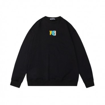 알렉산더왕 남성 모던 블랙 맨투맨 - Mens Black Tshirts 