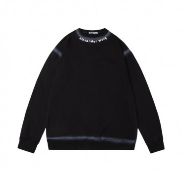 알렉산더왕 남성 모던 블랙 맨투맨 - Mens Black Tshirts 
