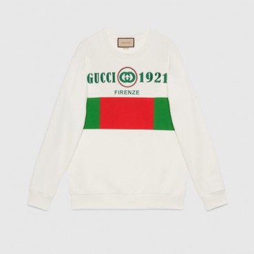 구찌 남/녀 캐쥬얼 레드 맨투맨 - Unisex Red Tshirts 