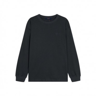 루이비통 남성 모던 블랙 맨투맨 - Mens Black Tshirts 