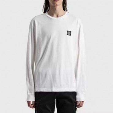 스톤아일랜드 남성 모던 화이트 맨투맨 - Mens White Tshirts 