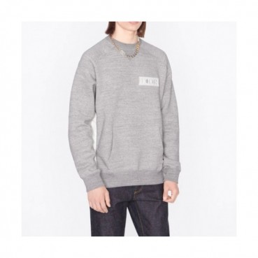 Dior  Unisex Retro Logo Tshirts Gray - 디올 2021 남/녀 레트로 로고 맨투맨 Dio01654x Size(xs 