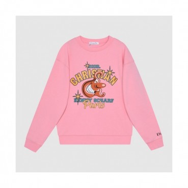 Dior  Mm/Wm Retro Logo Tshirts Pink - 디올 2021 남/녀 레트로 로고 맨투맨 Dio01566x Size(s 