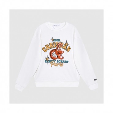 Dior  Mm/Wm Retro Logo Tshirts White - 디올 2021 남/녀 레트로 로고 맨투맨 Dio01565x Size(s 