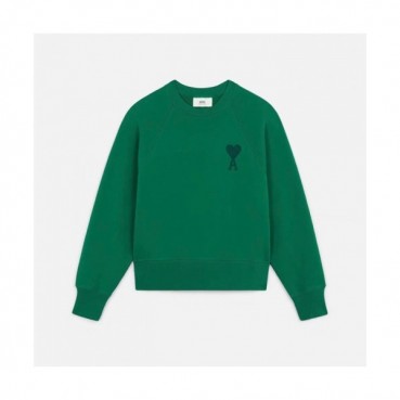 Ami  Womens Logo Casual Cotton Man-to