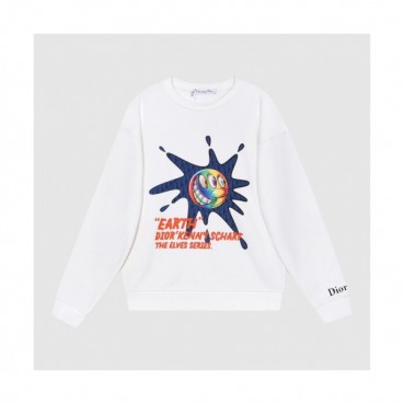 Dior  Mens Retro Logo Tshirts White - 디올 2021 남성 레트로 로고 맨투맨 Dio01548x Size(s 