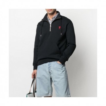 Ami Mm/Wm Logo Casual Cotton Man-to