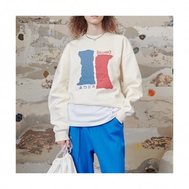 ADER  Mm/Wm Minimal Cotton Tshirts Ivory - ADER 2021 남/녀 미니멀 코튼 긴팔티 Ade0075x Size(A1 