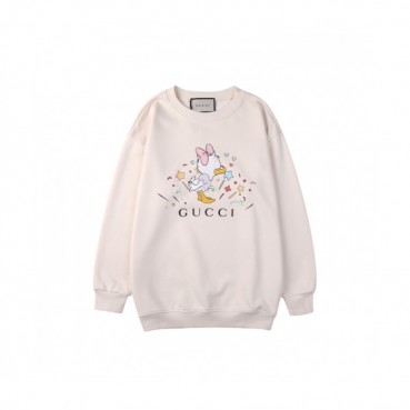 Gucci  Mens  Logo Crew-neck Cotton Tshirts Ivory  